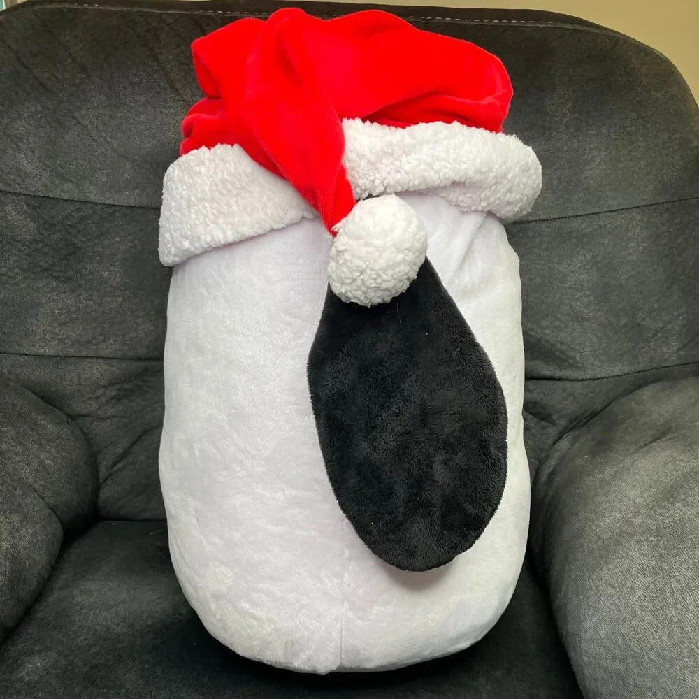 Christmas Peanuts 18” Tall Snoopy With Santa Hat Large Plush Rare HTF